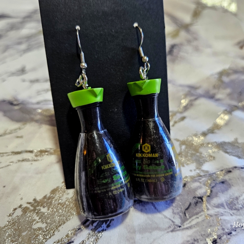 🍣Soy Sauce Earrings🍣